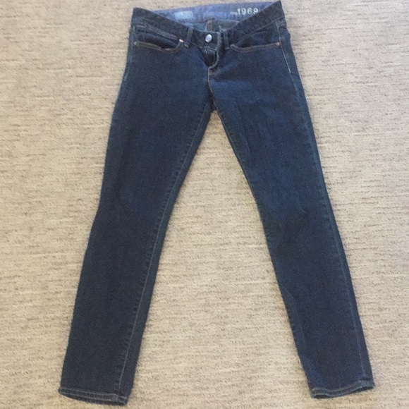 Gap dark wash skinny jeans - Picture 1 of 3